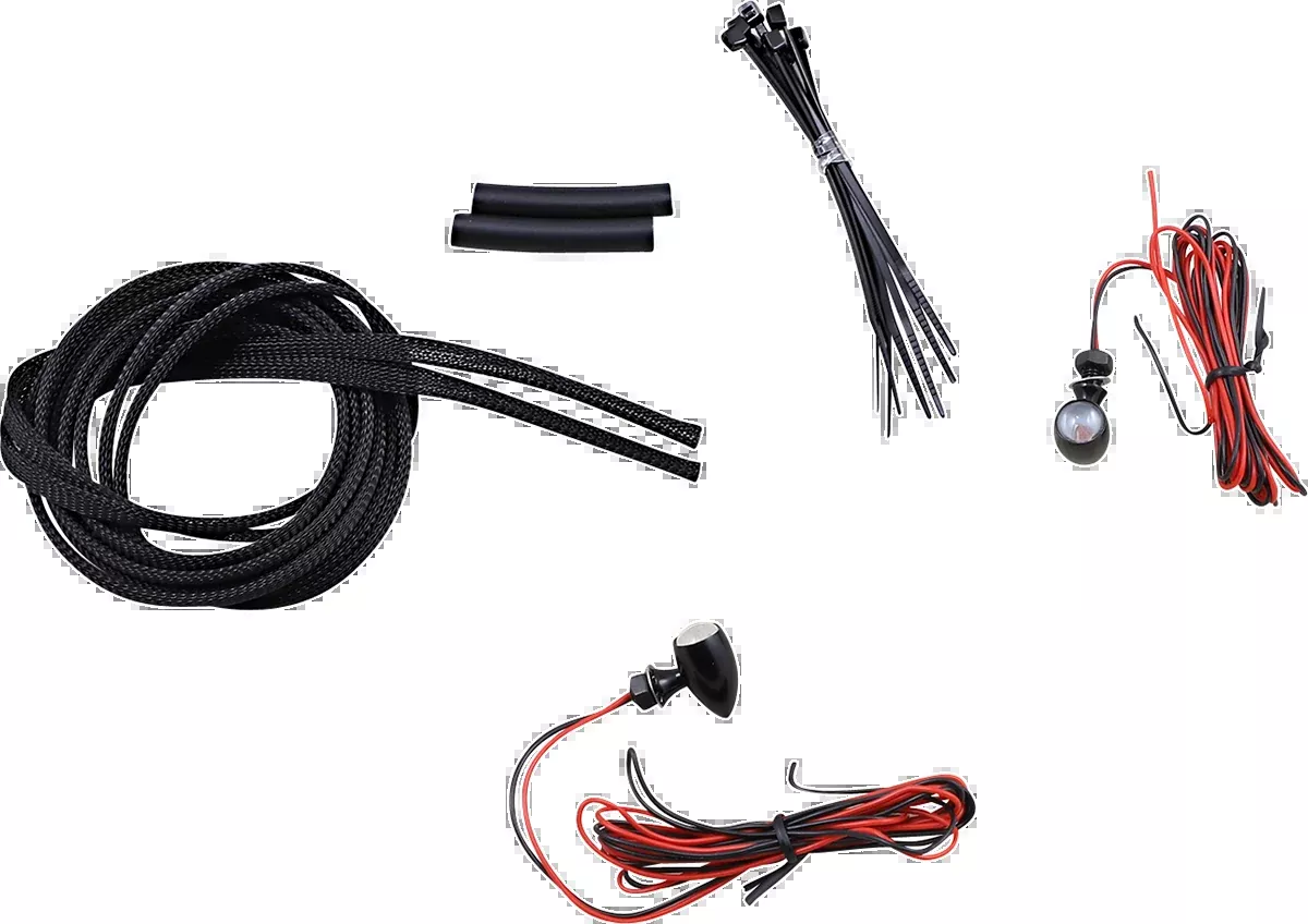 Micro Turn Signals - Red -Black