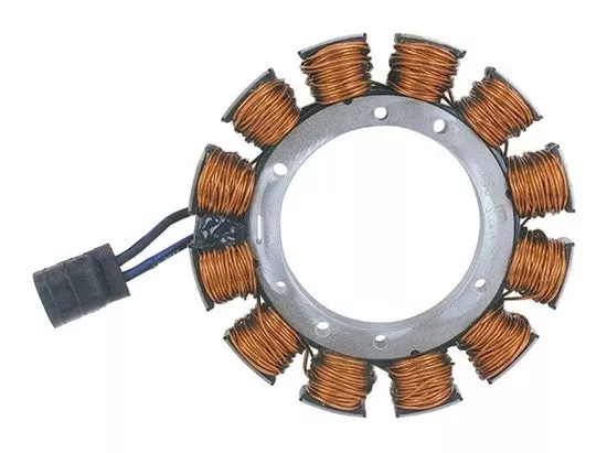Mid USA 17846 32 Amp Alternator Stator w/ 2 Pin Plug 89-99 Harley Big Twin