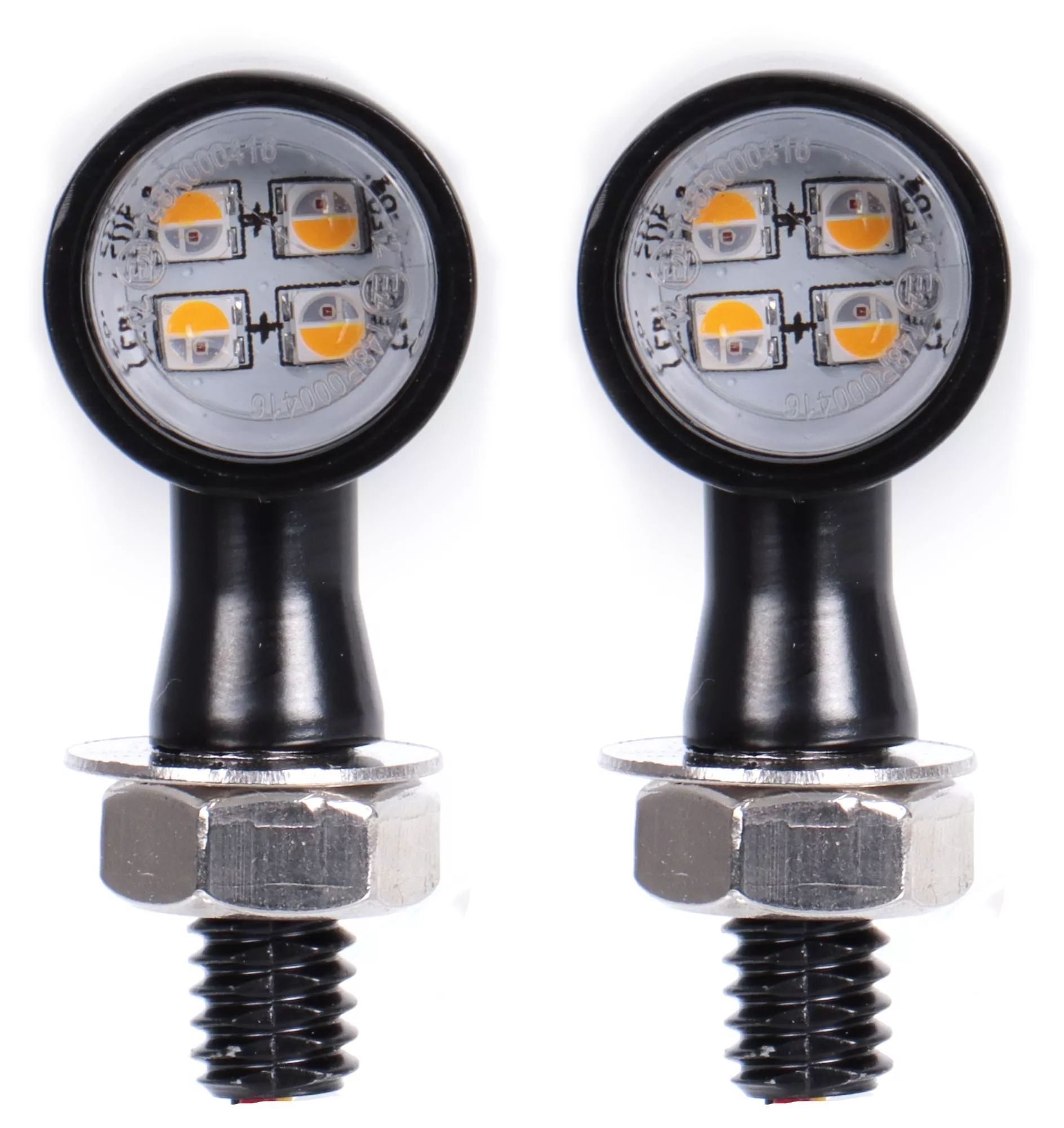 Milwaukee Twins LED Amber Turn Signal Set