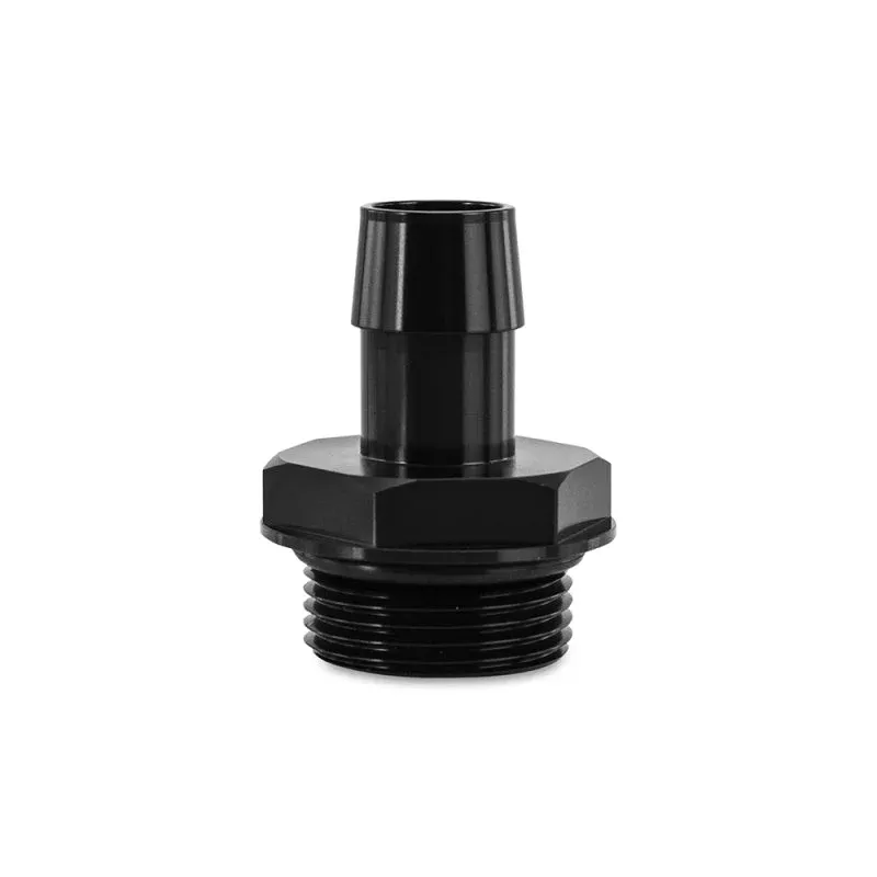 Mishimoto -16ORB to 3/4in. Hose Barb Aluminum Fitting – Black MMFT-16ORB-34BK