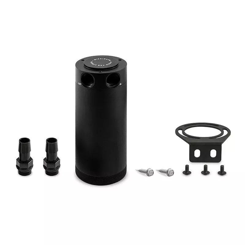 Mishimoto 2-Port Universal XL Baffled Catch Can – Black