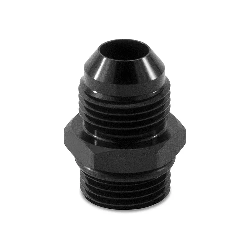 Mishimoto -8ORB to -8AN Aluminum Fitting – Black MMFT-8ORB-8BK