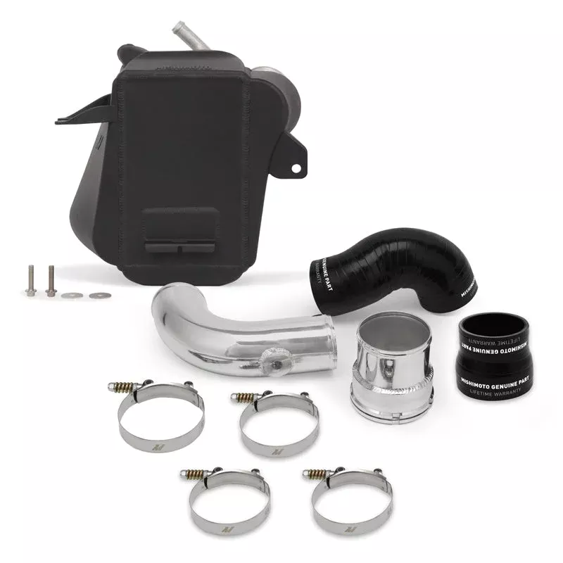 Mishimoto Air-To-Water Intercooler – Micro-Wrinkle Black fits 2017-2023 Ford F-250 Super Duty, F-350 Super Duty 6.7L Powerstroke