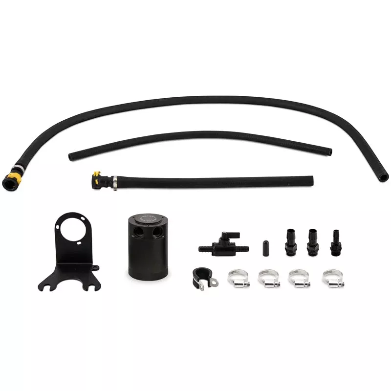 Mishimoto Baffled Oil Catch Can fits 2018-2025 Jeep Gladiator 3.6L, Wrangler JL 3.6L, Wrangler JK 3.6L