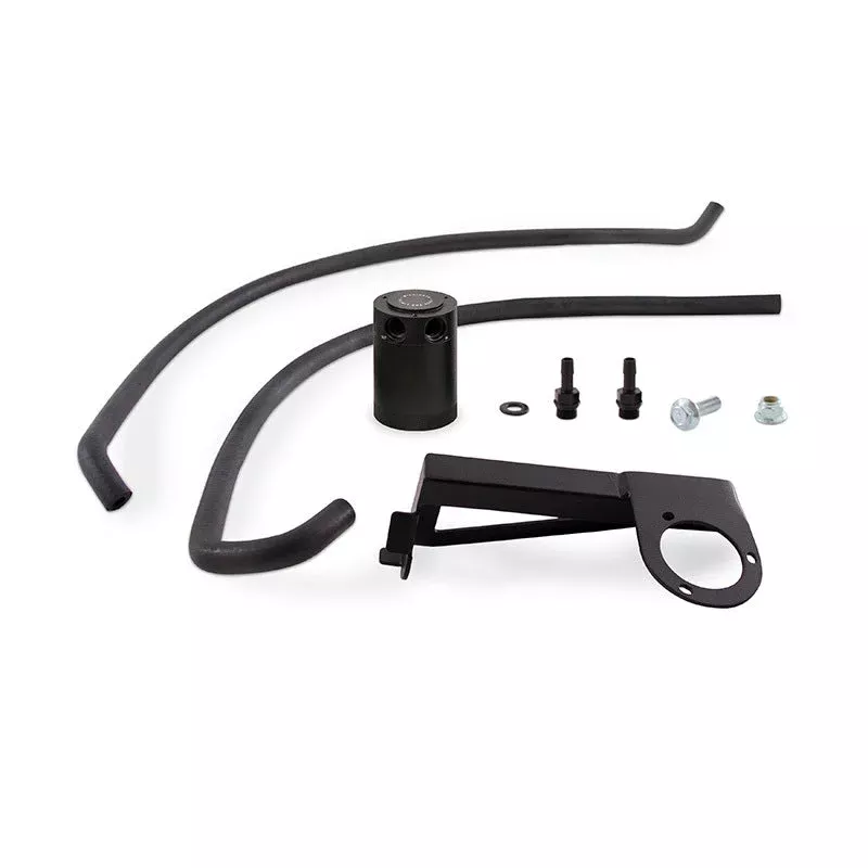 Mishimoto Baffled Oil Catch Can Kit – Black fits 2013-2018 Ford Focus ST