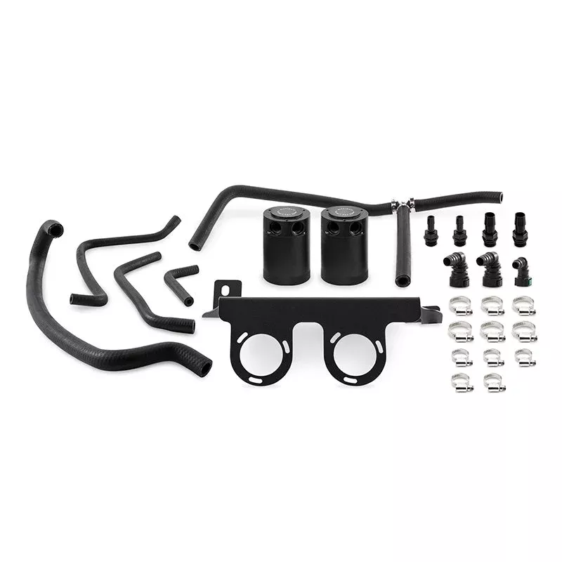 Mishimoto Baffled Oil Catch Can Kit – Black fits 2016-2023 Chevrolet Camaro LT 2.0T / 2017-2023 Chevrolet Camaro LS 2.0T