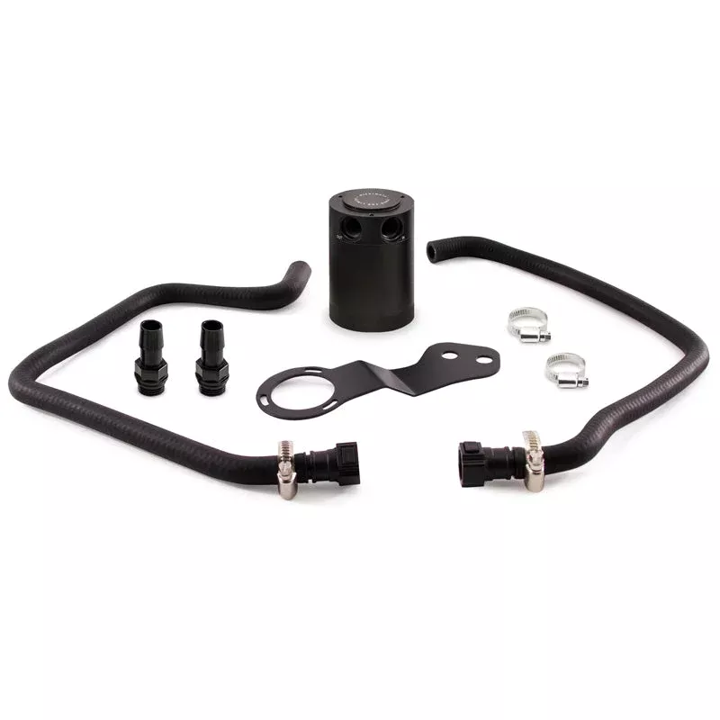 Mishimoto Baffled Oil Catch Can Kit - Black fits 2016-2024 Chevrolet Camaro SS / 2020-2024 Chevrolet Camaro LT1