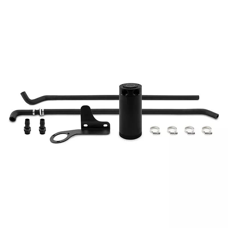 Mishimoto Baffled Oil Catch Can Kit - Black (PCV Side) fits 2007-2013 Mazda 3 Mazdaspeed