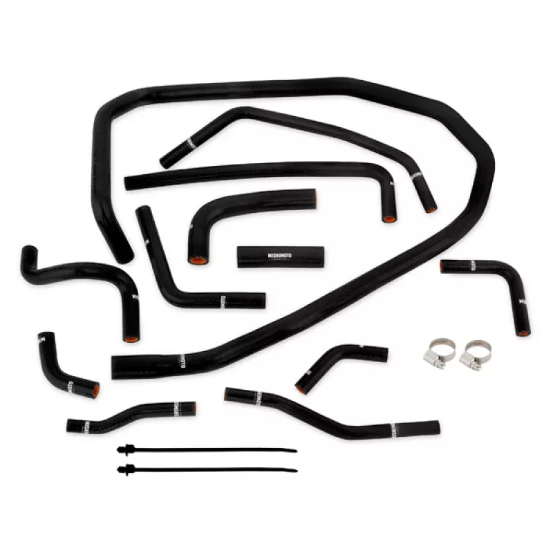 Mishimoto Black Silicone Radiator Coolant Ancillary Hoses Kit fits 2015-2021 Subaru WRX