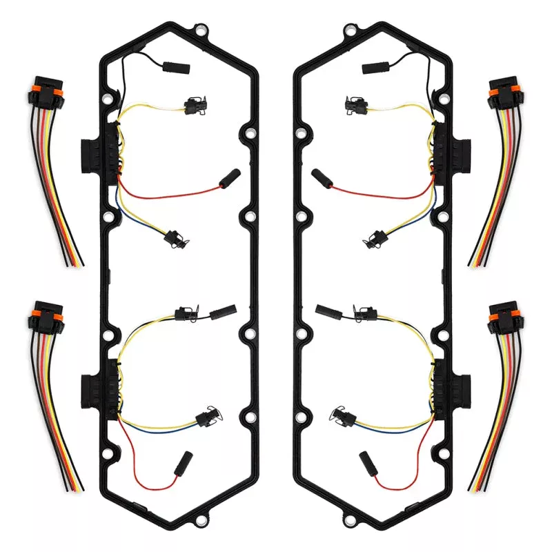 Mishimoto Glow Plug Harness & Gasket fits 1994-1997 Ford E-350 Econoline Club Wagon, F-250, F-250 HD, F-350 7.3L Powerstroke