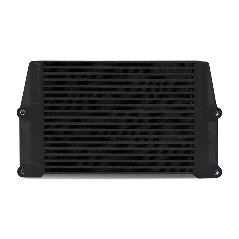 Mishimoto Heavy-Duty Oil Cooler – 10in. Same-Side Outlets – Black MMOC-SSO-10BK