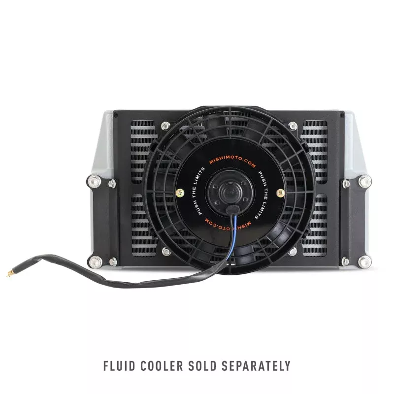 Mishimoto Heavy-Duty Oil Cooler – 10in. Same-Side Outlets – Silver MMOC-SSO-10SL
