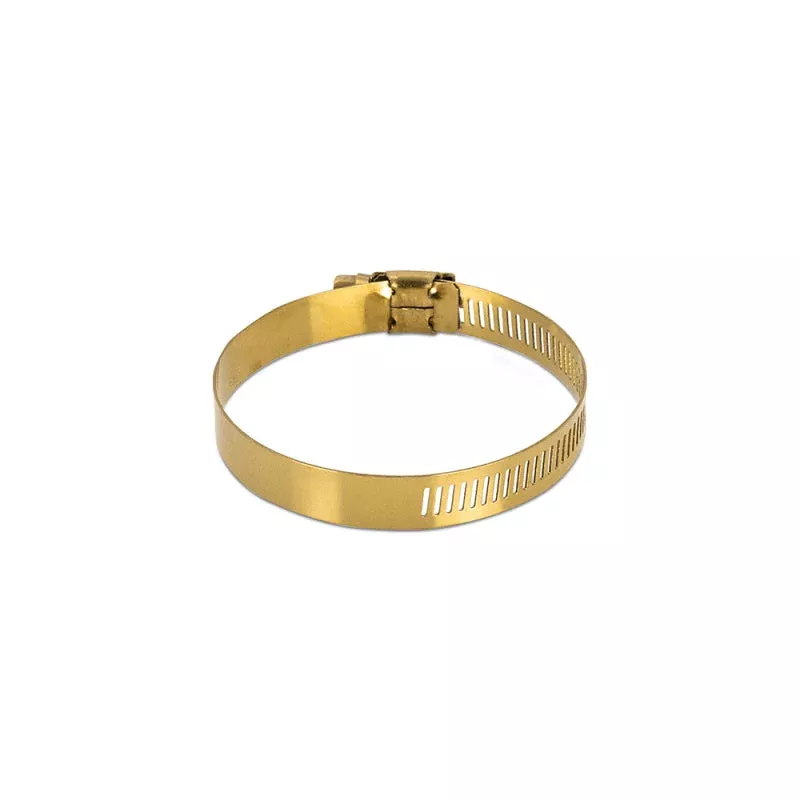 Mishimoto High-Torque Worm Gear Clamp 2.83in.-3.74in. (72mm-95mm) – Pack of 2 – Gold