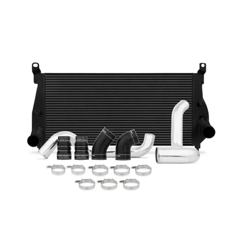 Mishimoto Intercooler Kit w/ Pipes (Black) fits 2001-2005 Chevrolet Silverado 2500 HD, Silverado 3500 / GMC Sierra 2500 HD, Sierra 3500 6.6L Duramax
