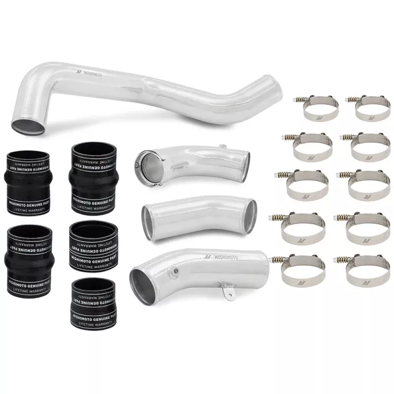 Mishimoto Intercooler Pipe and Boot Kit Polished fits 2017-2019 Chevrolet Silverado 2500 HD, Silverado 3500 HD / GMC Sierra 2500 HD, Sierra 3500 HD 6.6L L5P