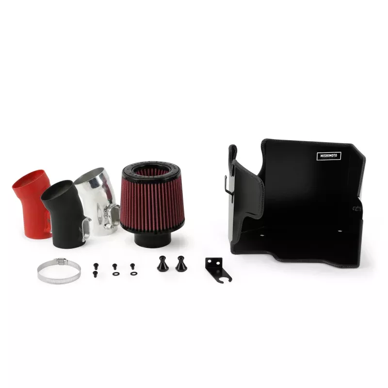 Mishimoto MMAI-MIN-14WBK Performance Air Intake Kit - Wrinkle Black John Cooper Works / S 2.0L fits 2014-2019 Mini Cooper S / 2015-2018 Mini Cooper John Cooper Works