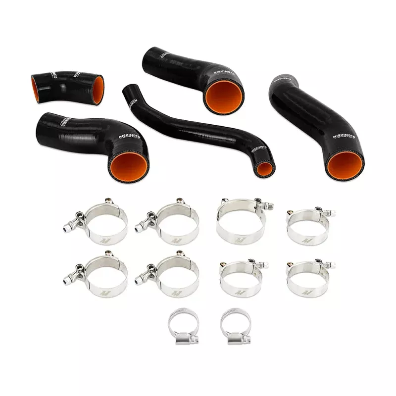 Mishimoto MMHOSE-VLSTR-13TBK Silicone Intercooler Hose Kit – Black fits 2013-2017 Hyundai Veloster, Veloster Turbo