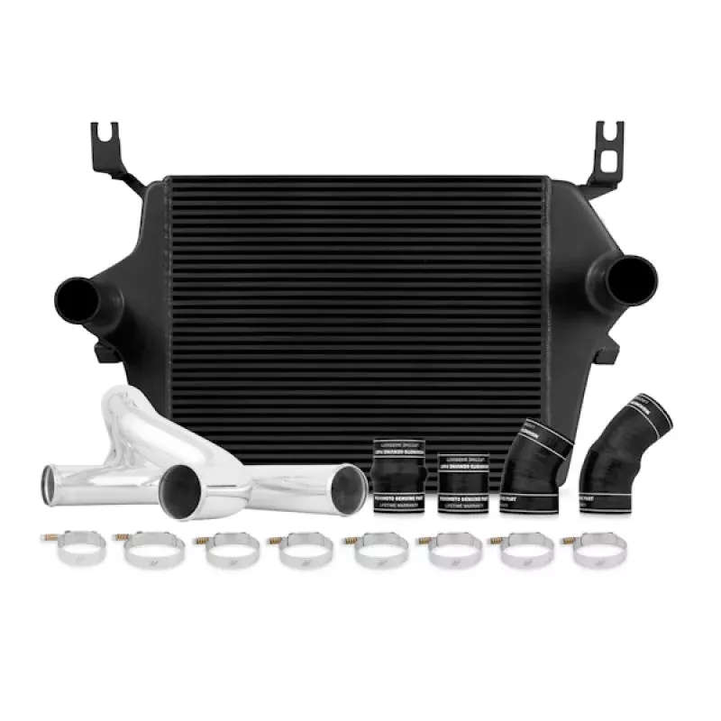 Mishimoto MMINT-F2D-03KBK Intercooler Kit with Pipes (Black) fits 2003-2007 Ford Excursion, F-250 Super Duty, F-350 Super Duty 6.0L Powerstroke