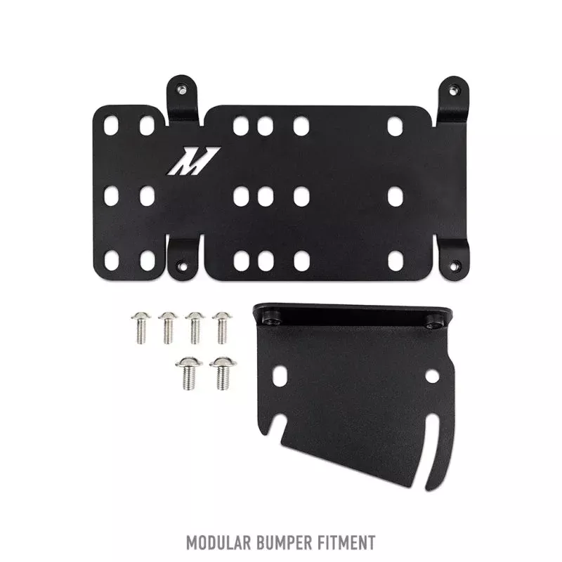 Mishimoto Modular Bumper License Plate Relocation fits 2021-2025 Ford Bronco