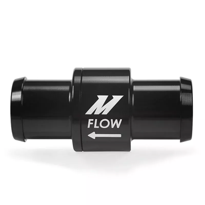 Mishimoto One-Way Check Valve 3/4in Aluminum Fitting - Black