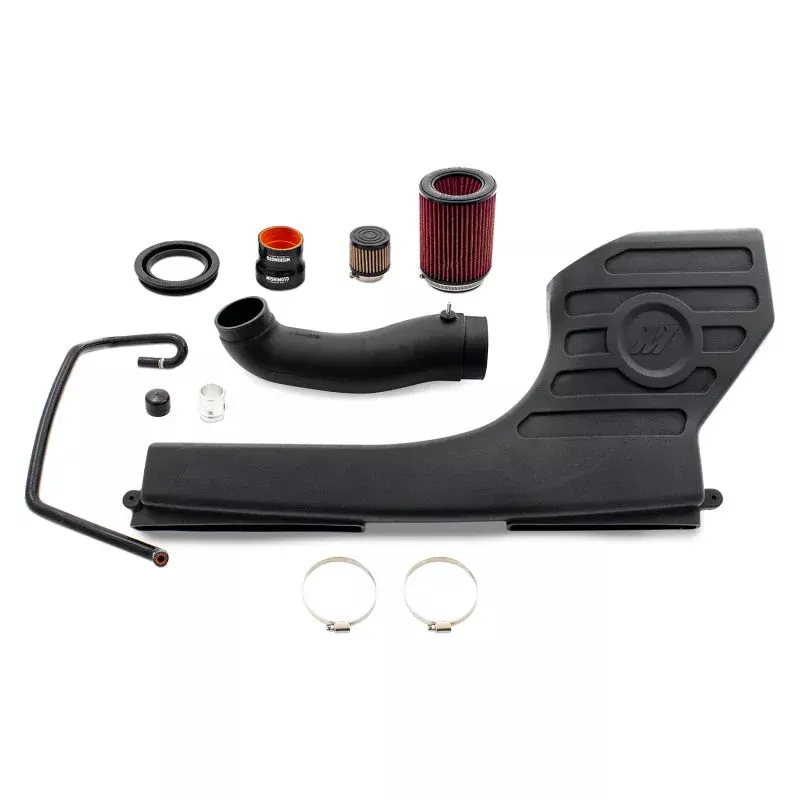 Mishimoto Performance Air Intake Kit – Polished fits 2015-2021 Audi A3, A3 Quattro, A3 Titanium, S3 / Volkswagen GTI, Golf, Golf Alltrack, Golf R, Golf SportWagen