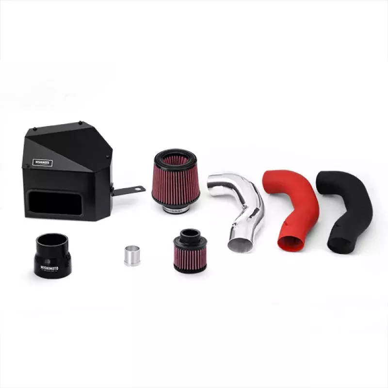 Mishimoto Performance Air Intake Kit – Wrinkle Black fits 2015-2021 Audi A3, A3 Quattro, S3, TT Quattro, TTS Quattro / Volkswagen GTI, Golf, Golf R, Golf SportWagen 1.8L, 2.0L