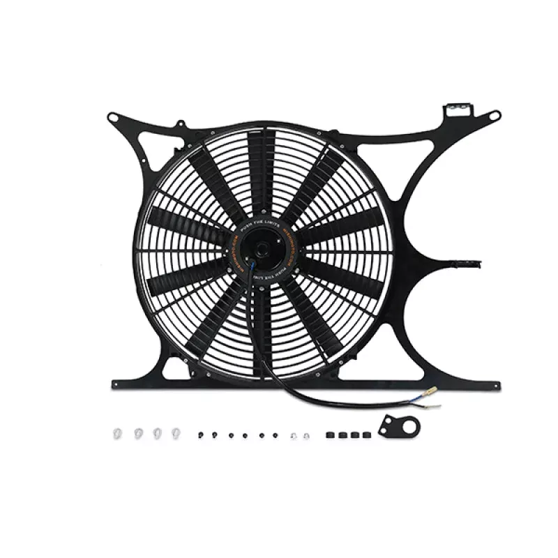 Mishimoto Performance Alum. Fan Shroud Kit w/Elec. Fan Controller (NPT & Incl.) fits 1992-1999 BMW 323i, 323is, 325i, 325is, 328i, 328is, M3