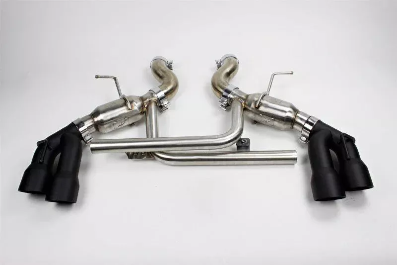 Mishimoto Quad-Tip Pro Axle-Back Exhaust w/ Black Tips fits 2016-2020 Chevrolet Camaro SS