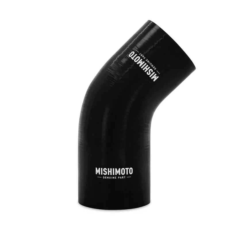 Mishimoto Silicone Reducer Coupler 45 Degree 2in to 2.5in – Black