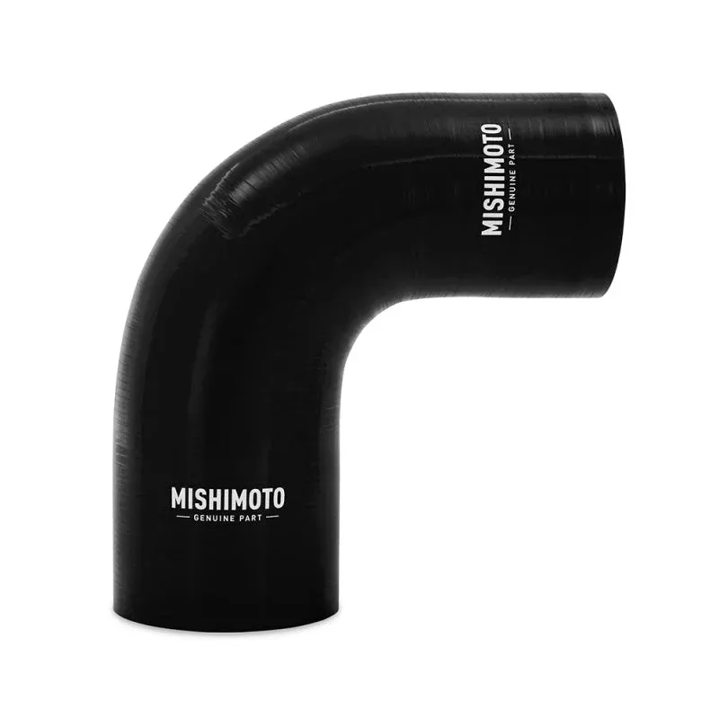 Mishimoto Silicone Reducer Coupler 90 Degree 2in to 2.5in – Black