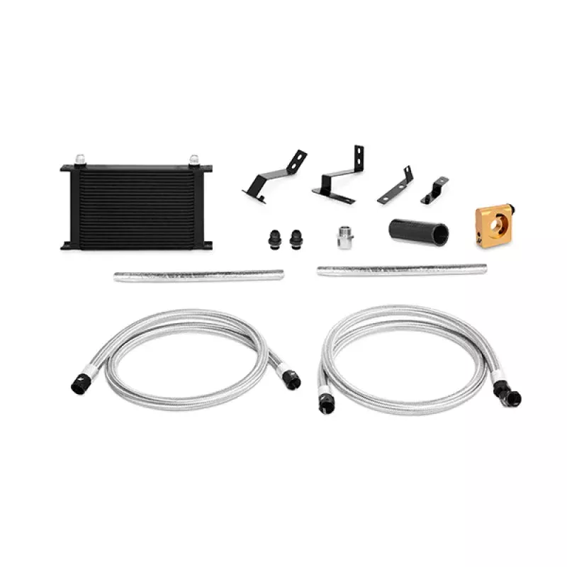 Mishimoto Thermostatic Oil Cooler Kit Black fits 2016-2023 Chevrolet Camaro LT 2.0T / 2017-2023 Chevrolet Camaro LS 2.0T