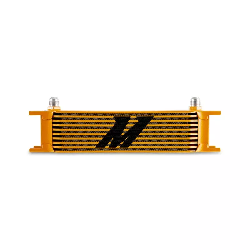 Mishimoto Universal -8AN 10 Row Oil Cooler – Gold