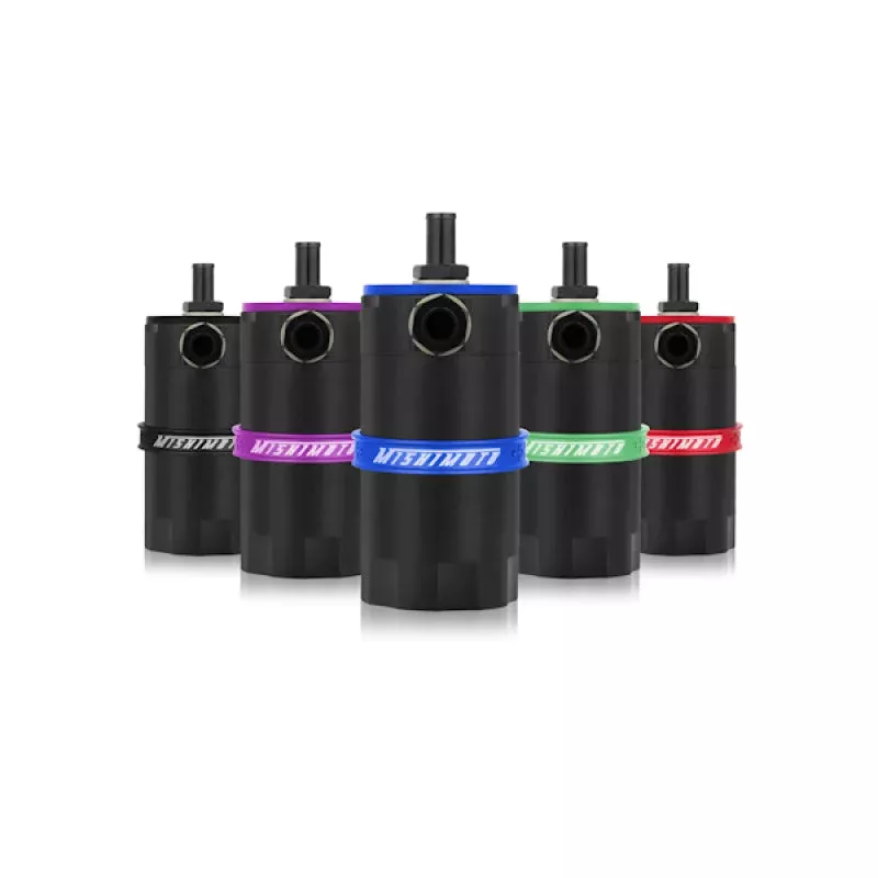 Mishimoto Universal Baffled Oil Catch Can – Purple