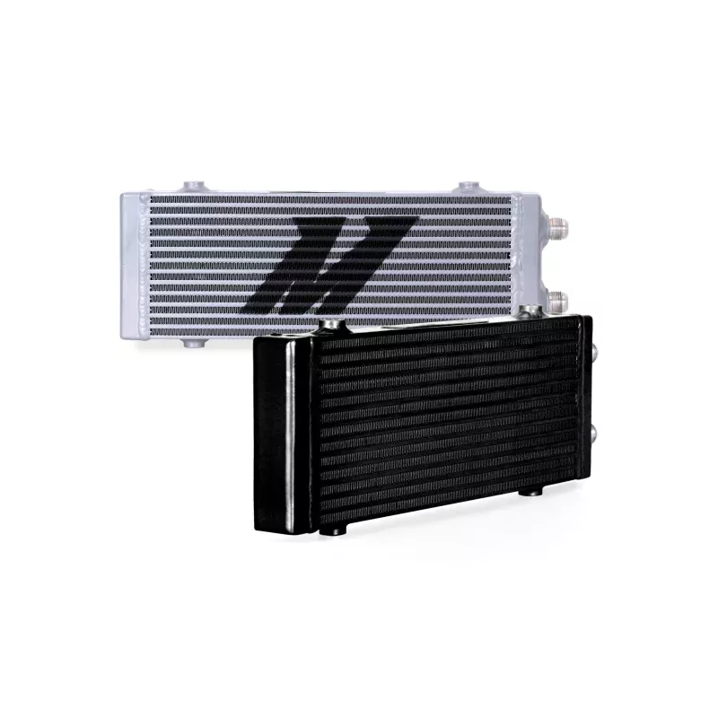Mishimoto Universal Medium Bar and Plate Dual Pass Silver Oil Cooler fits 2018-2021 Ford Mustang