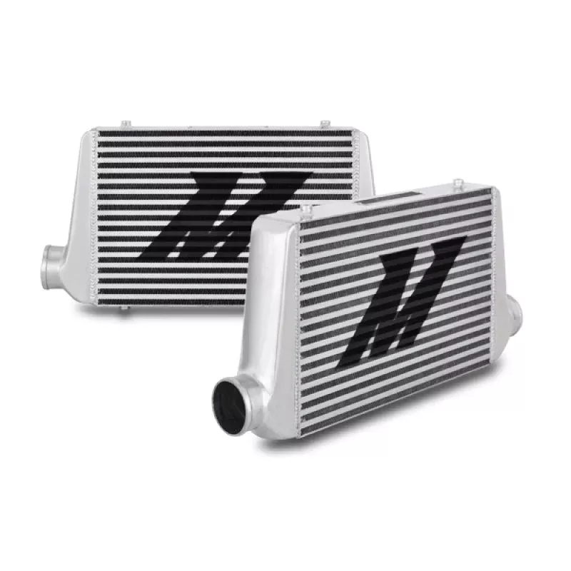 Mishimoto Universal Silver G Line Bar & Plate Intercooler Overall Size: 24.5×11.75×3 Core Size: 17.5