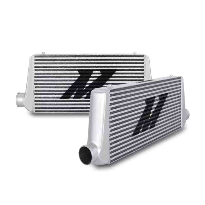 Mishimoto Universal Silver R Line Intercooler Overall Size: 31x12x4 Core Size: 24x12x4 Inlet / Outlet