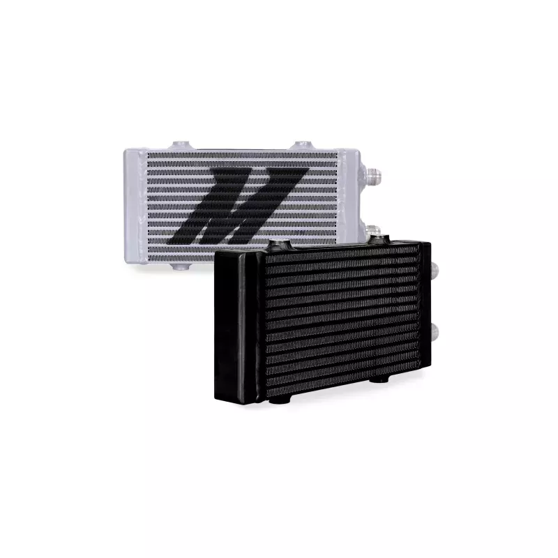 Mishimoto Universal Small Bar and Plate Dual Pass Black Oil Cooler fits 2018-2021 Ford Mustang
