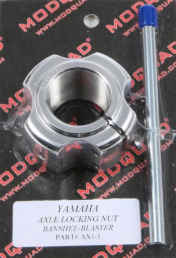 Modquad Axle Locking Nut - Double (Sil Ver) - AX-1