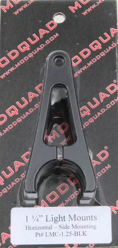 Modquad Mq Light Mnt 1.25" Clip Mnt Bl K - LMC-1.25-BLK