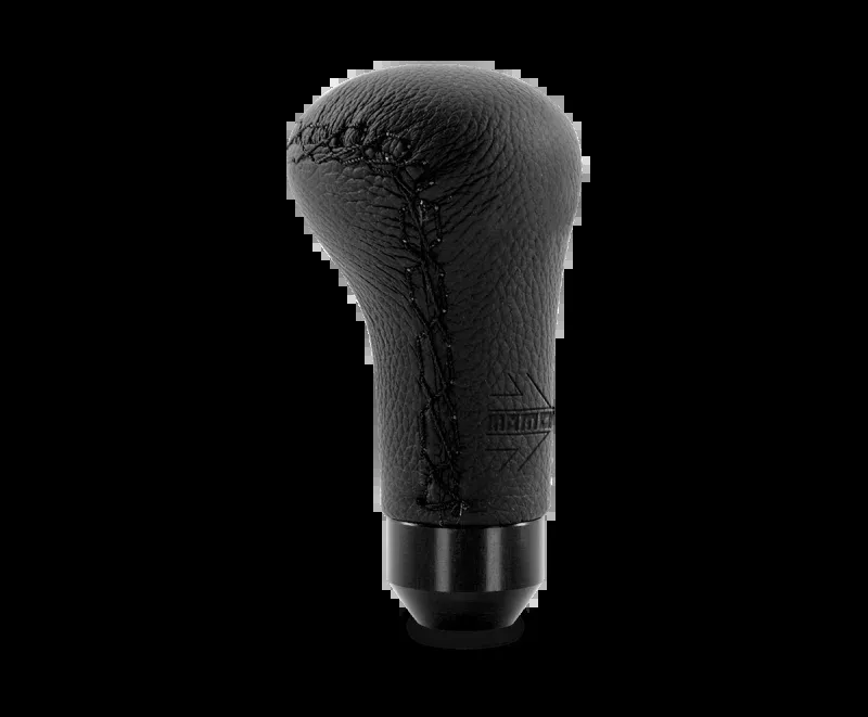 Momo Anatomico Shift Knob – Black Leather , Black Stitching