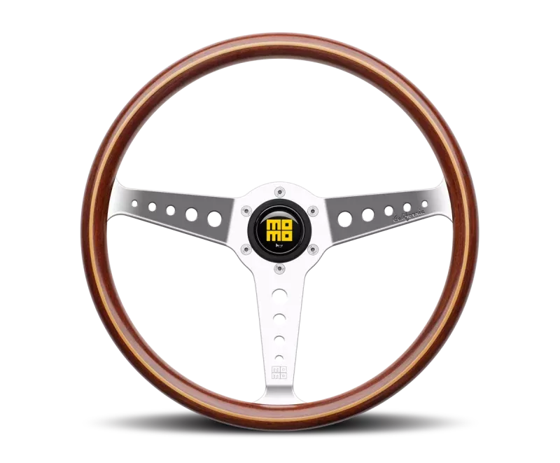 MOMO California Wood Steering Wheel 360 mm – Mahogany Wood / Pol Spokes