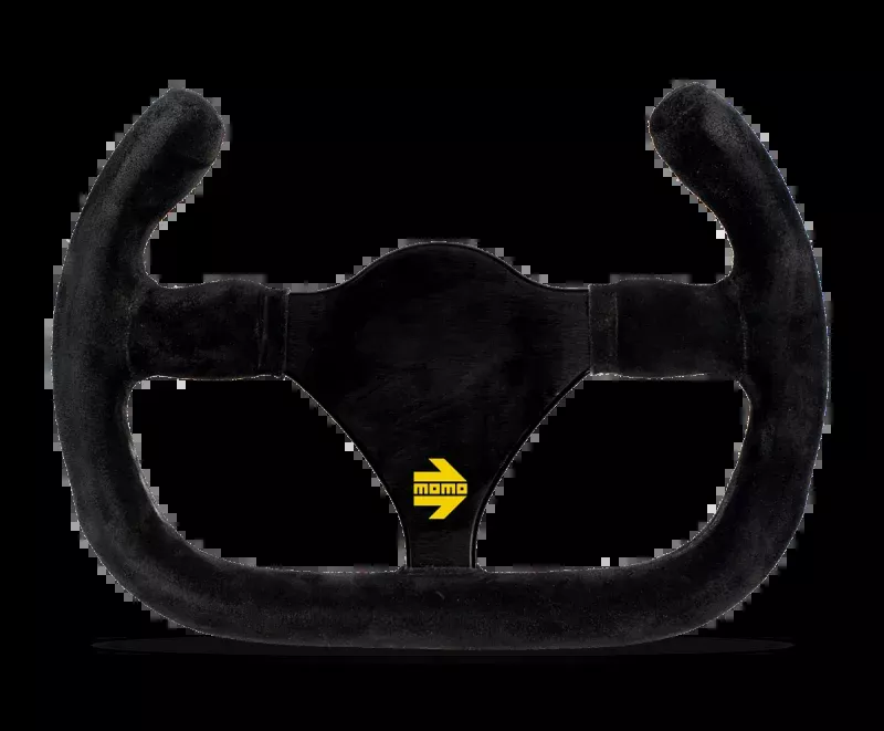 Momo MOD27/C Steering Wheel 270 mm – Black Suede / Black Spokes