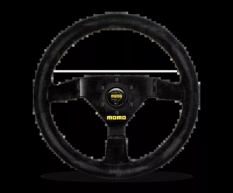 Momo MOD69 Steering Wheel 350 mm - Black Suede / Black Spokes