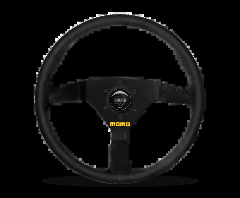 Momo MOD78 Steering Wheel 320 mm - Black Suede / Black Spokes