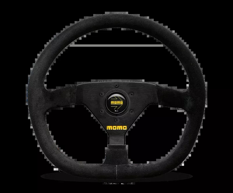 Momo MOD88 Steering Wheel 350 mm – Black Suede/Black Spokes