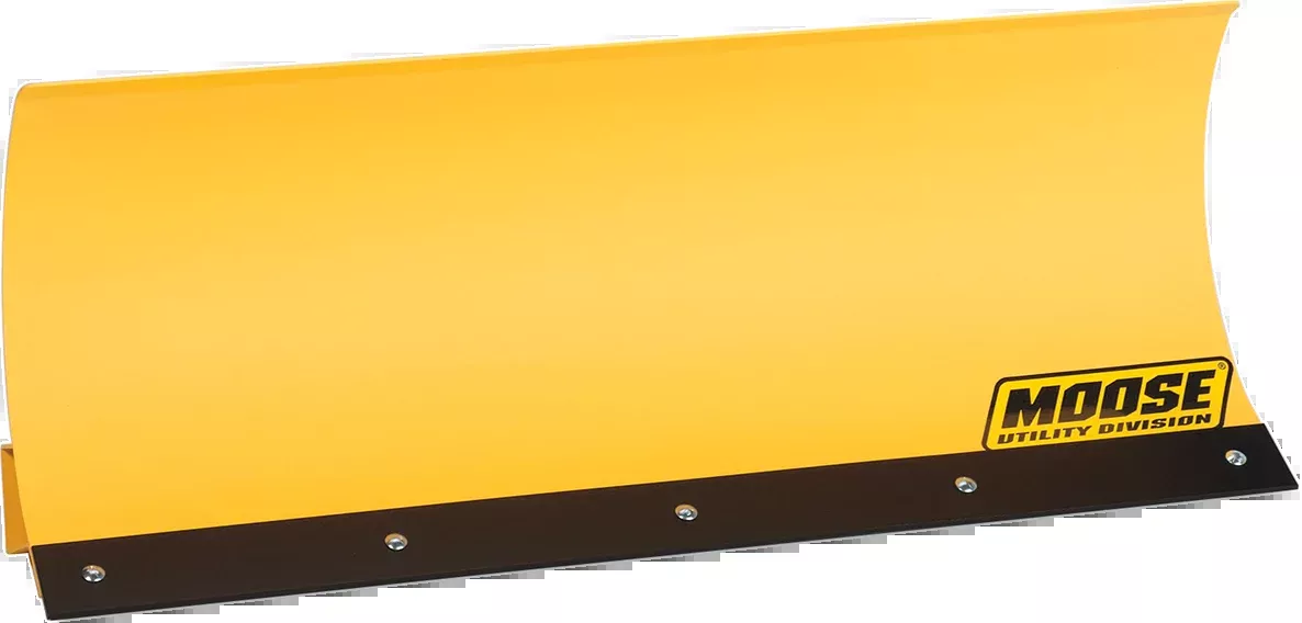 Moose ATV UTV Side by Side Offroad Black Yellow 66" Straight Snow Plow Blade