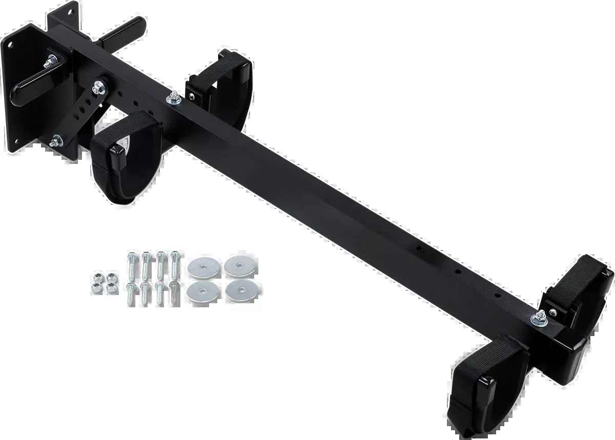 Moose Black Aluminum Quick Draw UTV Side by Side Front Center Gun Carrier