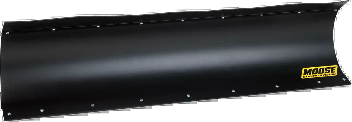 Moose Black ATV UTV Front 72" Steel Straight Standard Snow Plow Blade & Flap