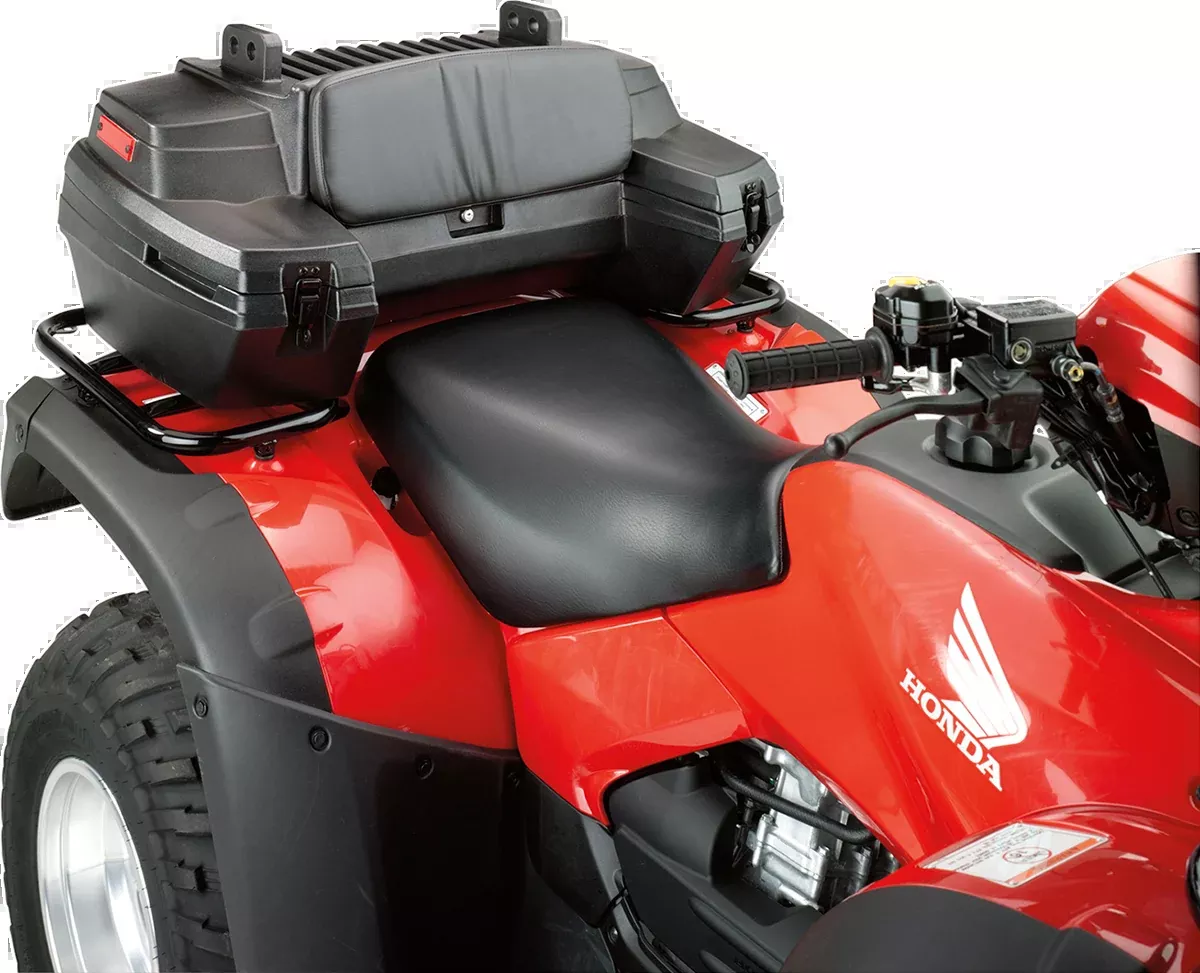 Moose Black Lockable Outdoorsman Rear Storage Rack Cargo Trunk & Brake Light