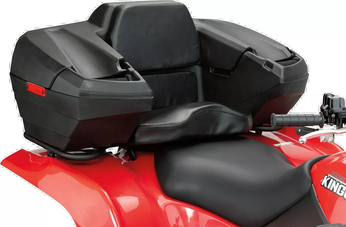 Moose Black Lockable Trailblazer Rear Storage Rack Cargo Trunk & Brake Light